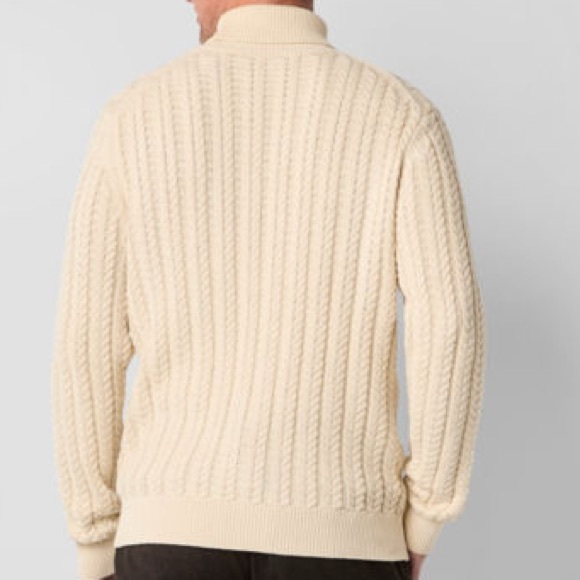 Stafford 100% Cotton Turtleneck - Picture 2 of 2